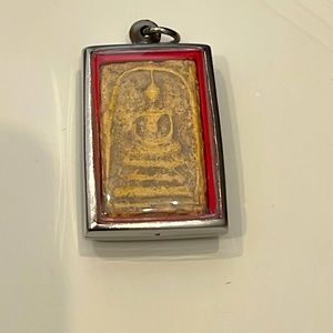 Thai Buddhist Clay Amulet/ Pendant